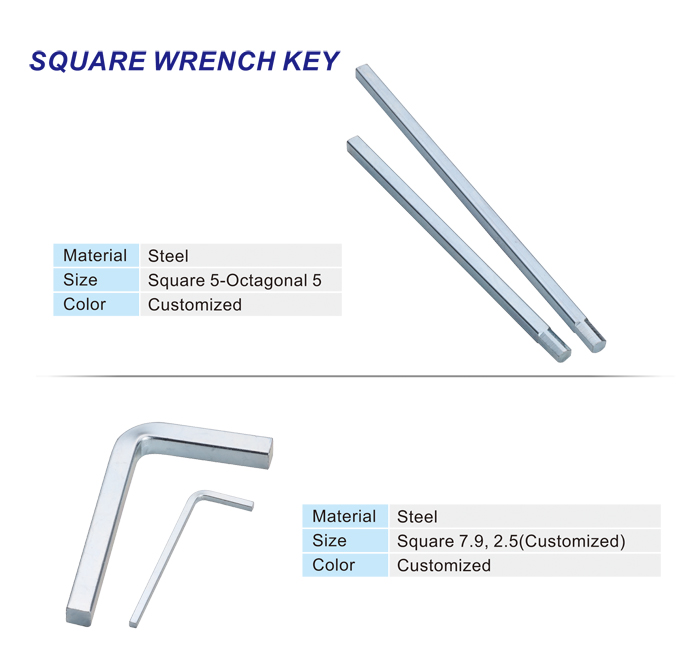 Square Wrench Key